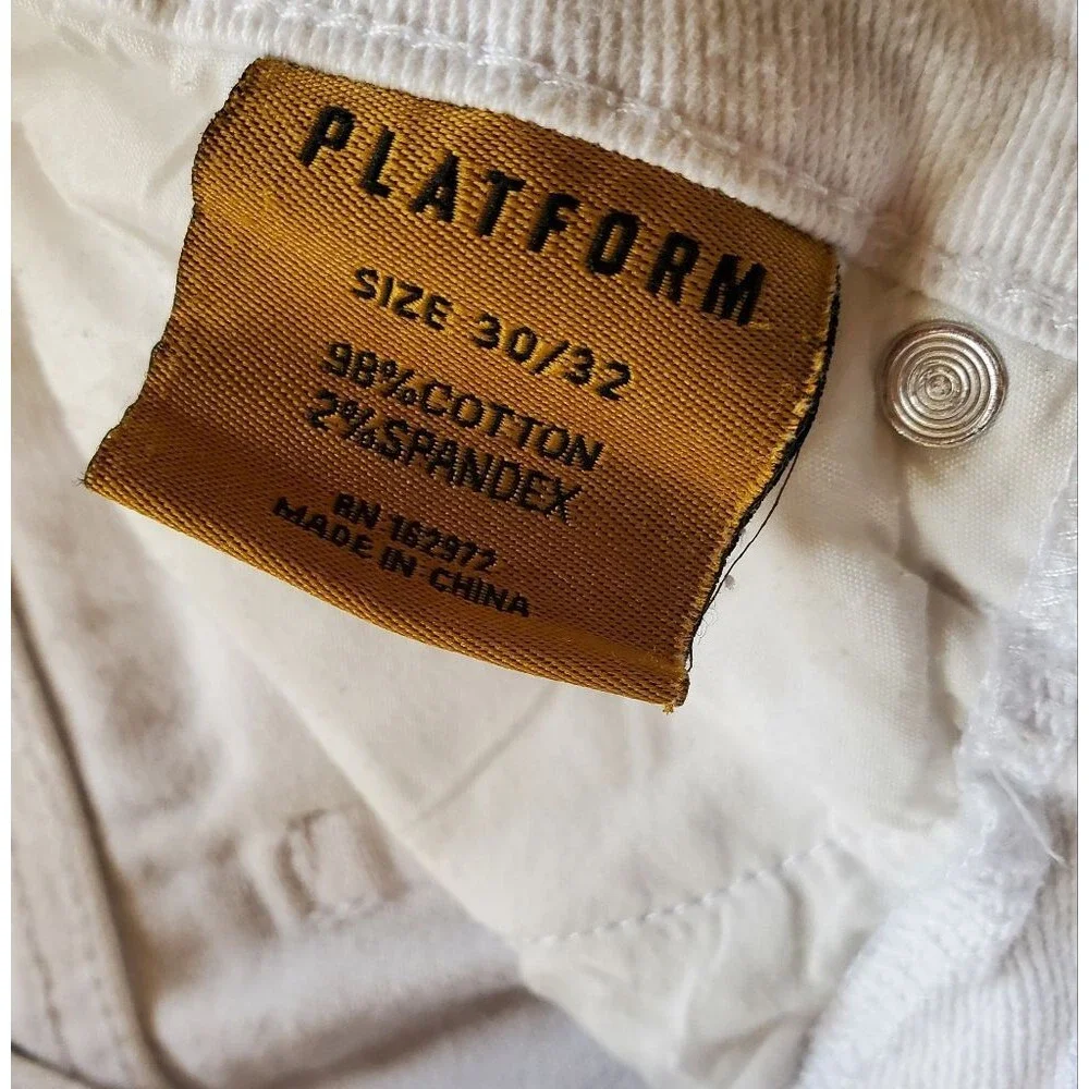 Men's Platform Distressed Jeans Size 30/32